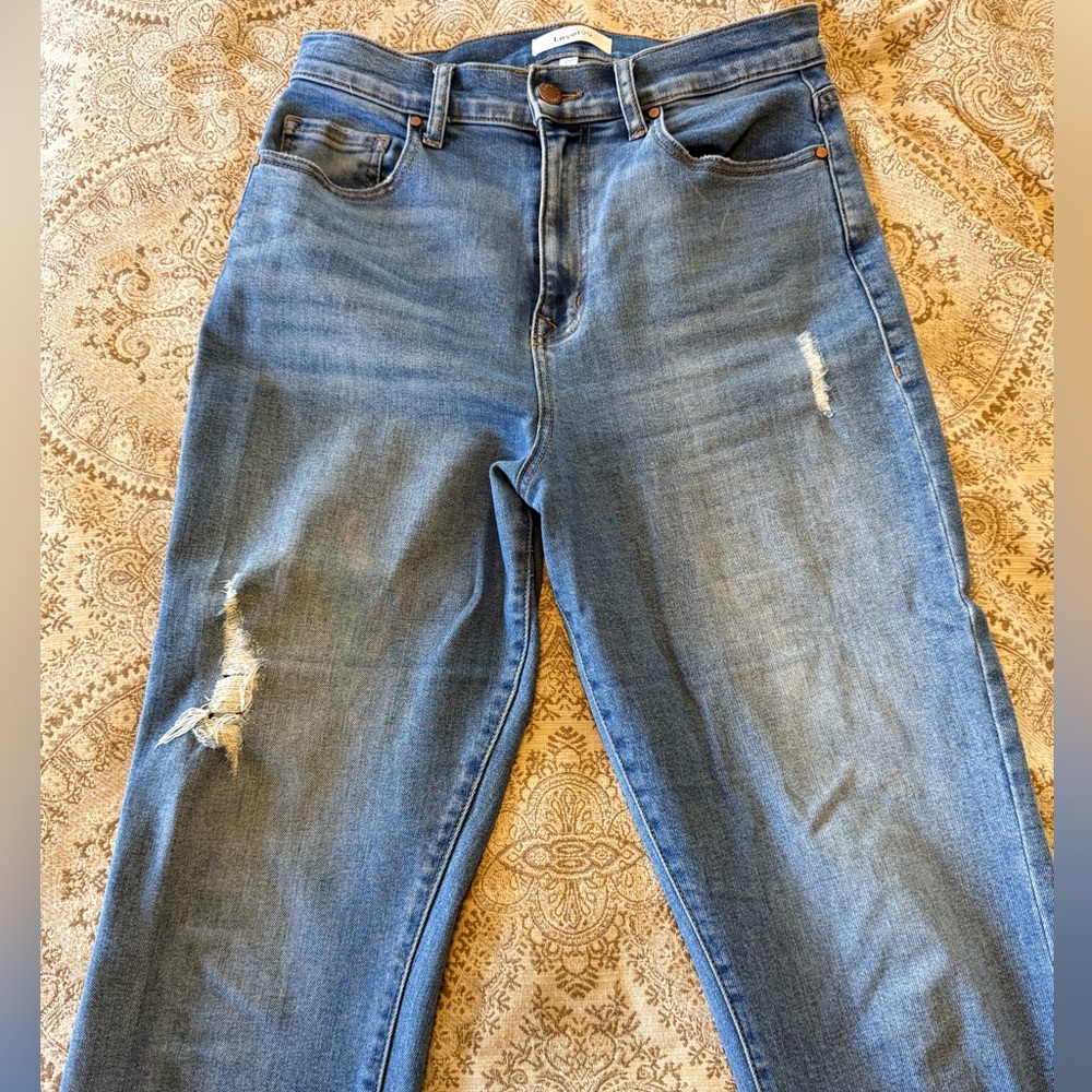Level 99 Women’s Medium Wash Straight Leg Jeans